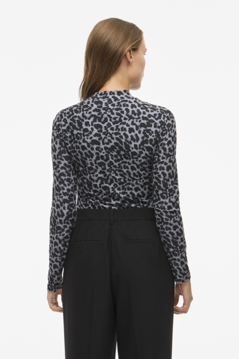 Vila vileoa l/s high neck top - noos